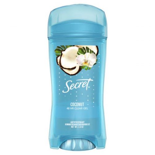 Secret Coconut Clear Gel Deodorant and Antiperspirant