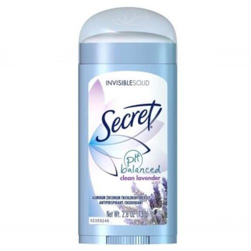 Secret PH Balanced Clean Lavender Deodorant and Antiperspirant