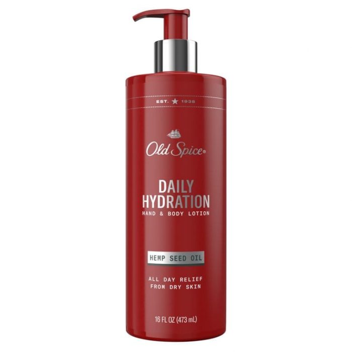 Old Spice Body Lotion with Hemp Seed